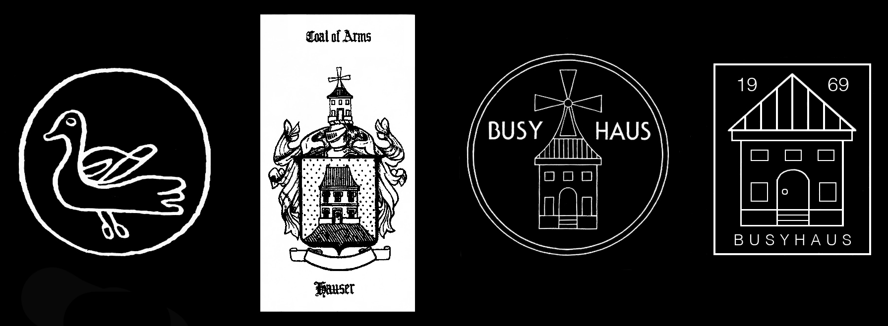 Progression of the Busyhaus logo